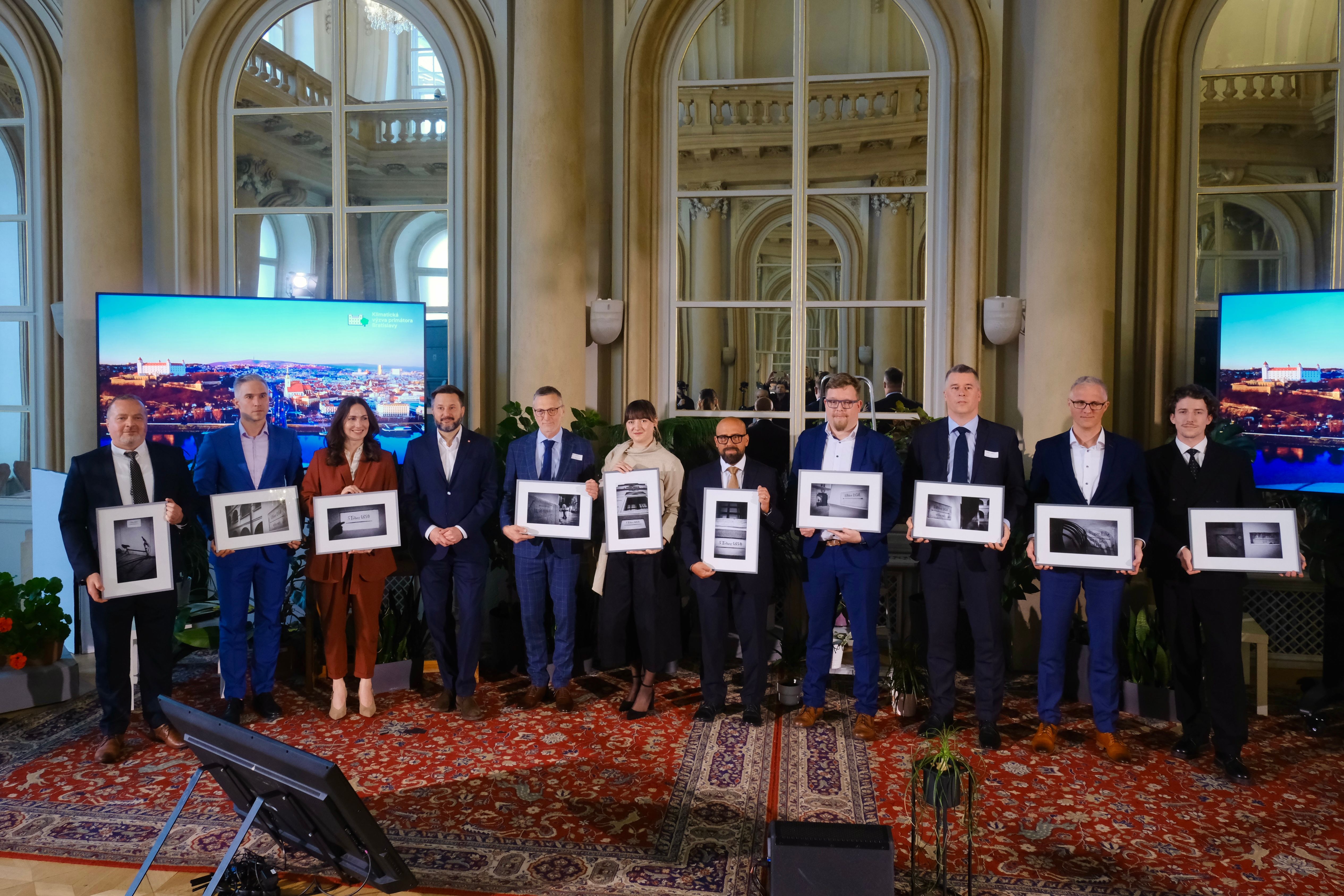 Ocenení 1. ročníka Klimatickej výzvy primátora Bratislavy 