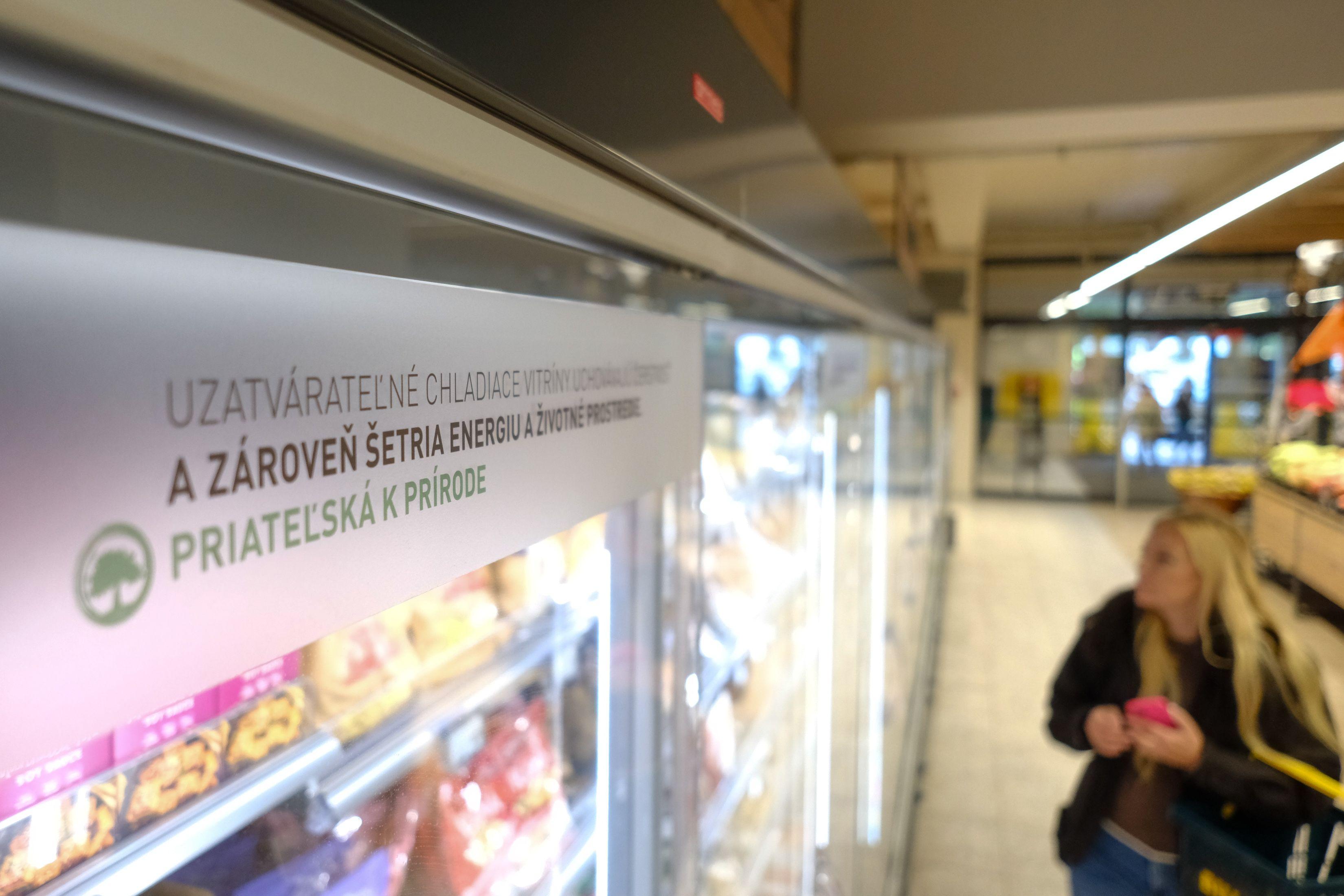 chladiace vitríny detail